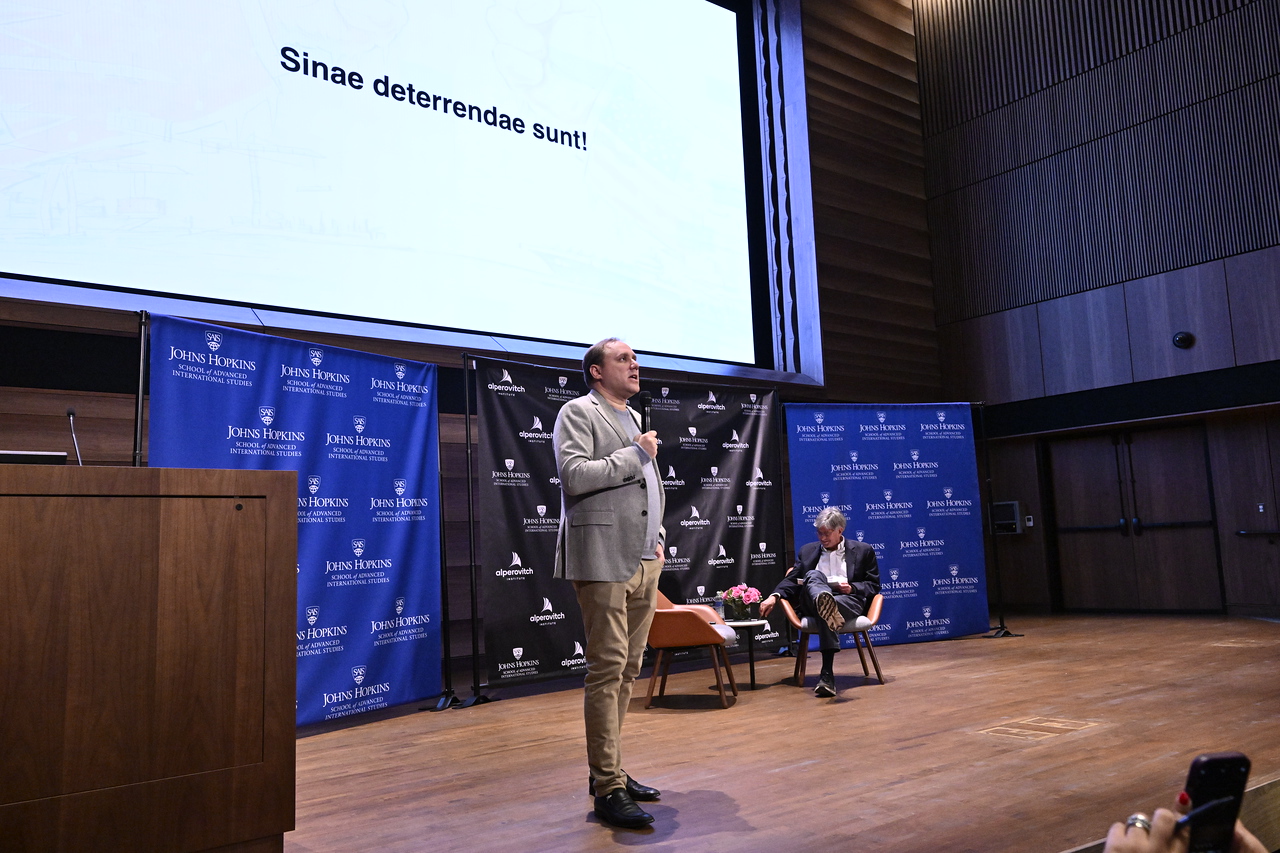 Dmitri Alperovitch in his upcoming book the World on the Brink: “Sinea Deterrendae Sunt”